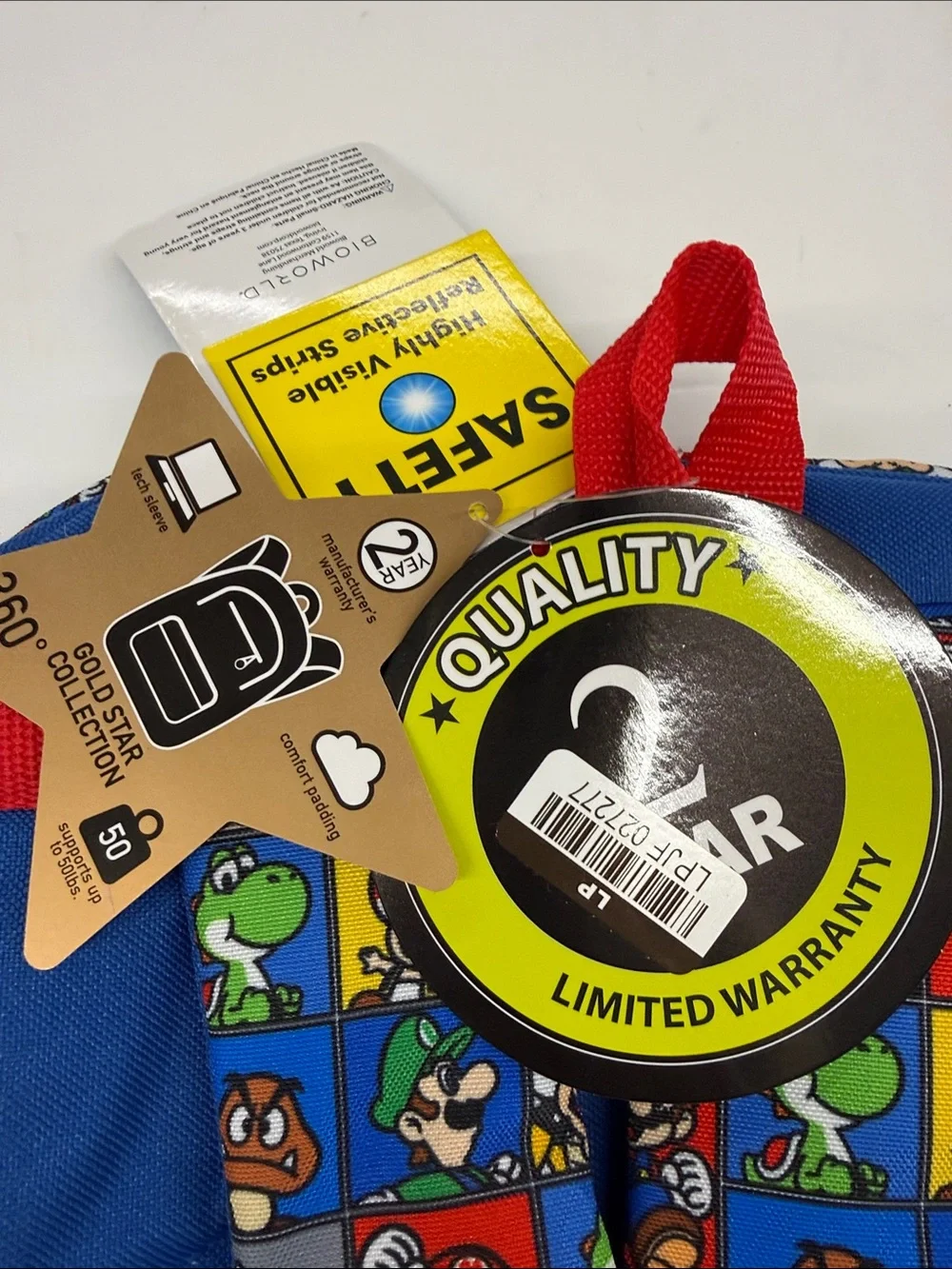 NEW Super Mario Kids Backpack